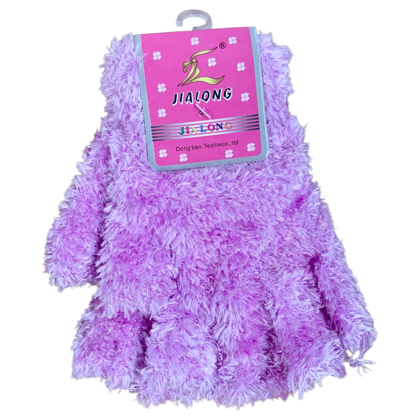 Adult Fluffy Fingerless Gloves
