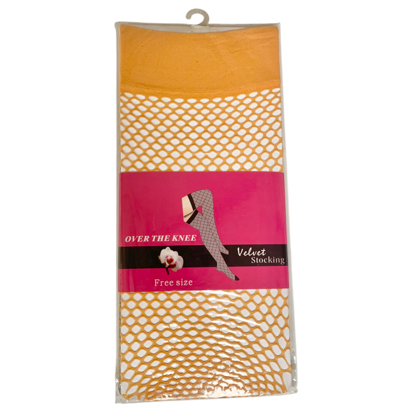 过膝天鹅绒丝袜