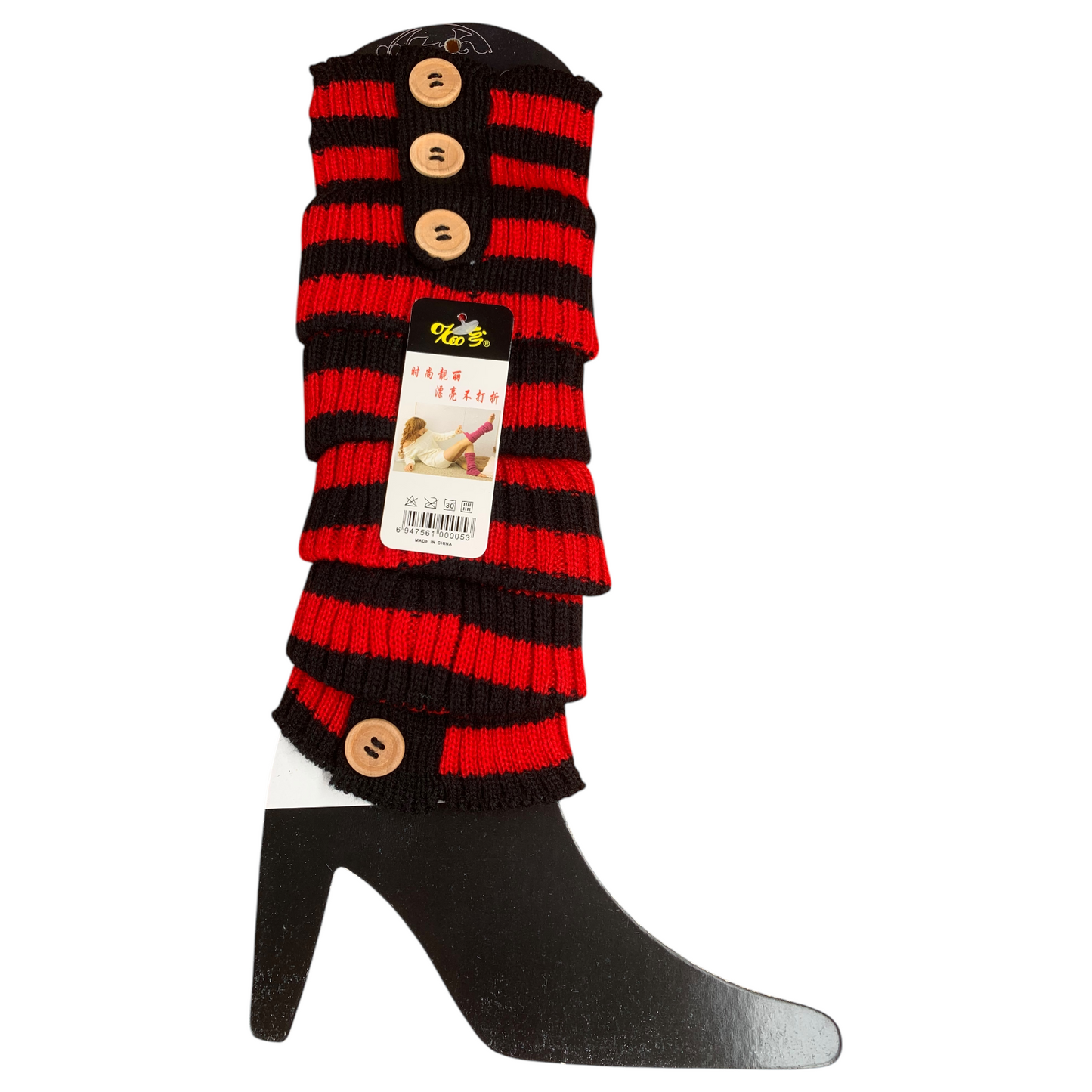 Striped Leg Warmers - Assorted