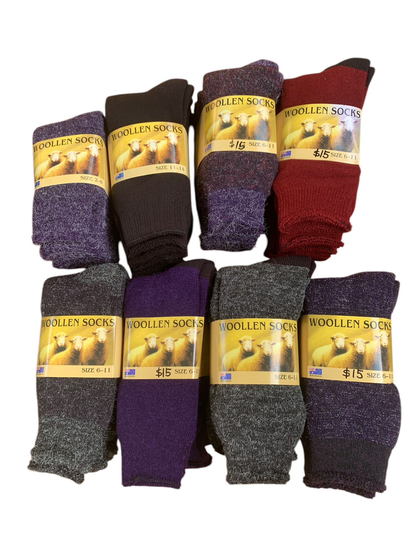 Australian Woollen Socks - Made in Australia | CLEARANCE PRICE - LAST FEW LEFT!