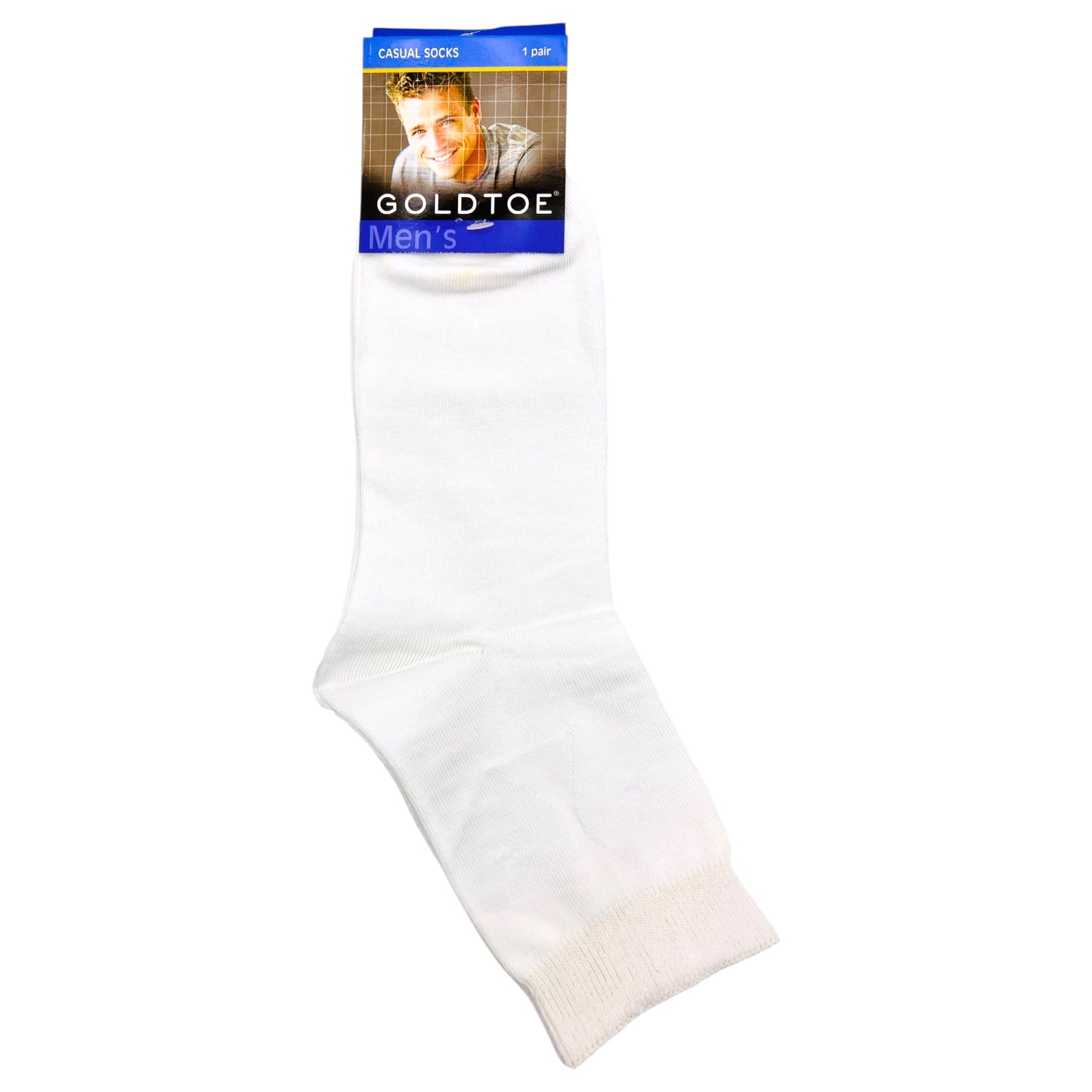 Men’s Premium No Seam Quarter Socks - White Size 6-11 | 90% Breathable Combed Cotton Everyday Comfort