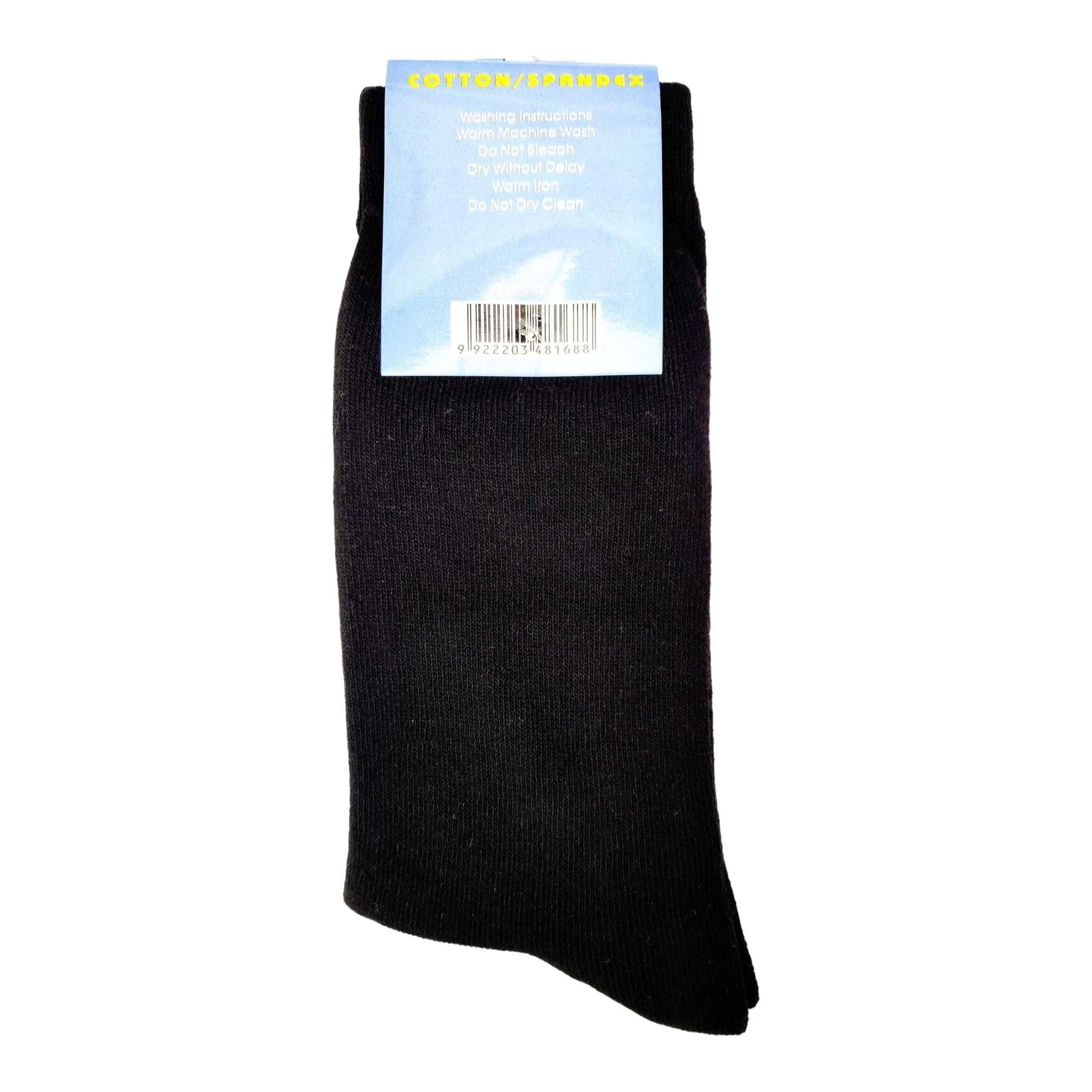 Cotton Rich Black Mens Fashion Socks - Sox Magic