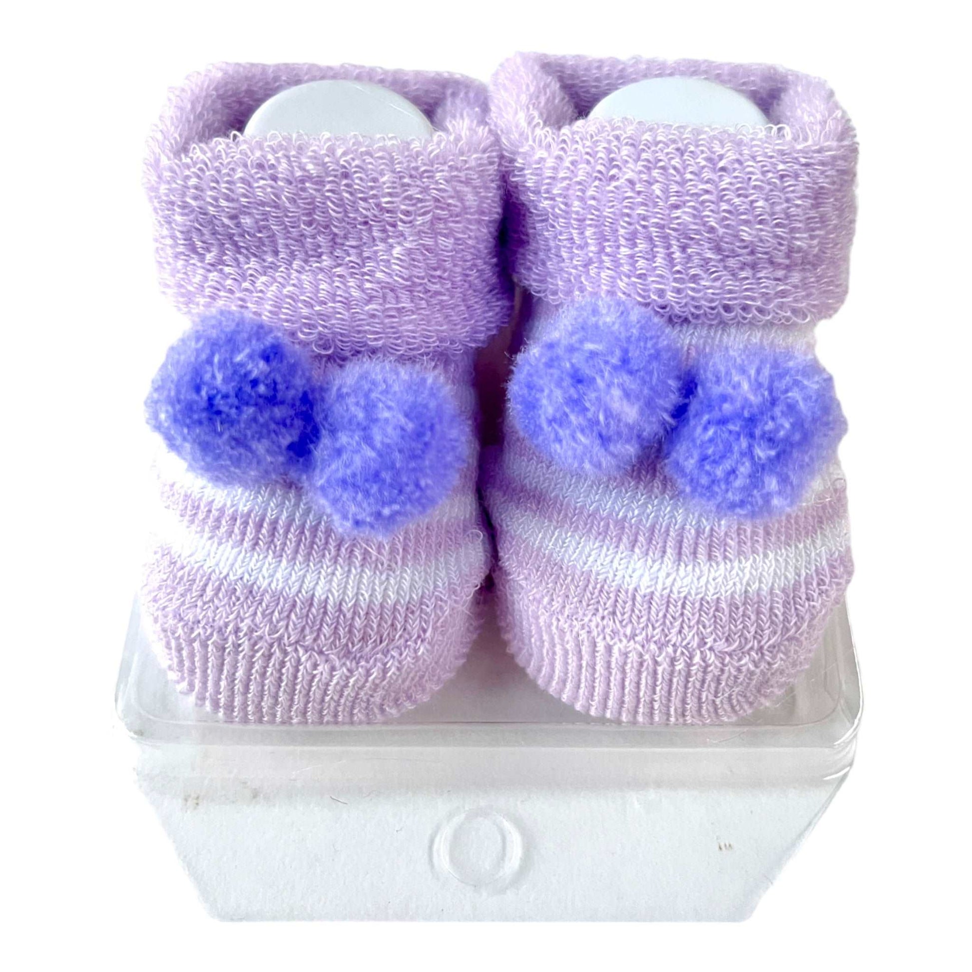Pom Pom Baby Shoes - Sox Magic