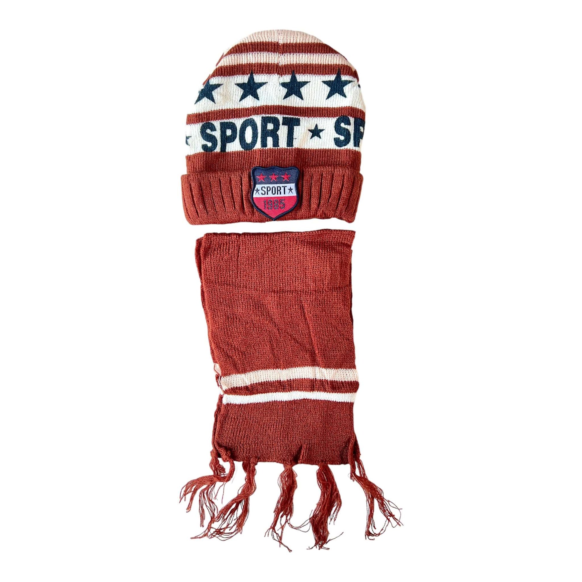 Toddler Kids Scarf & Beanie Set - Sox Magic