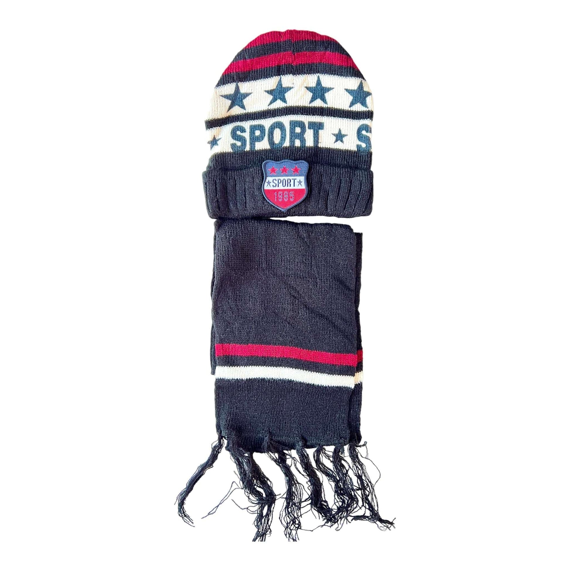 Toddler Kids Scarf & Beanie Set - Sox Magic
