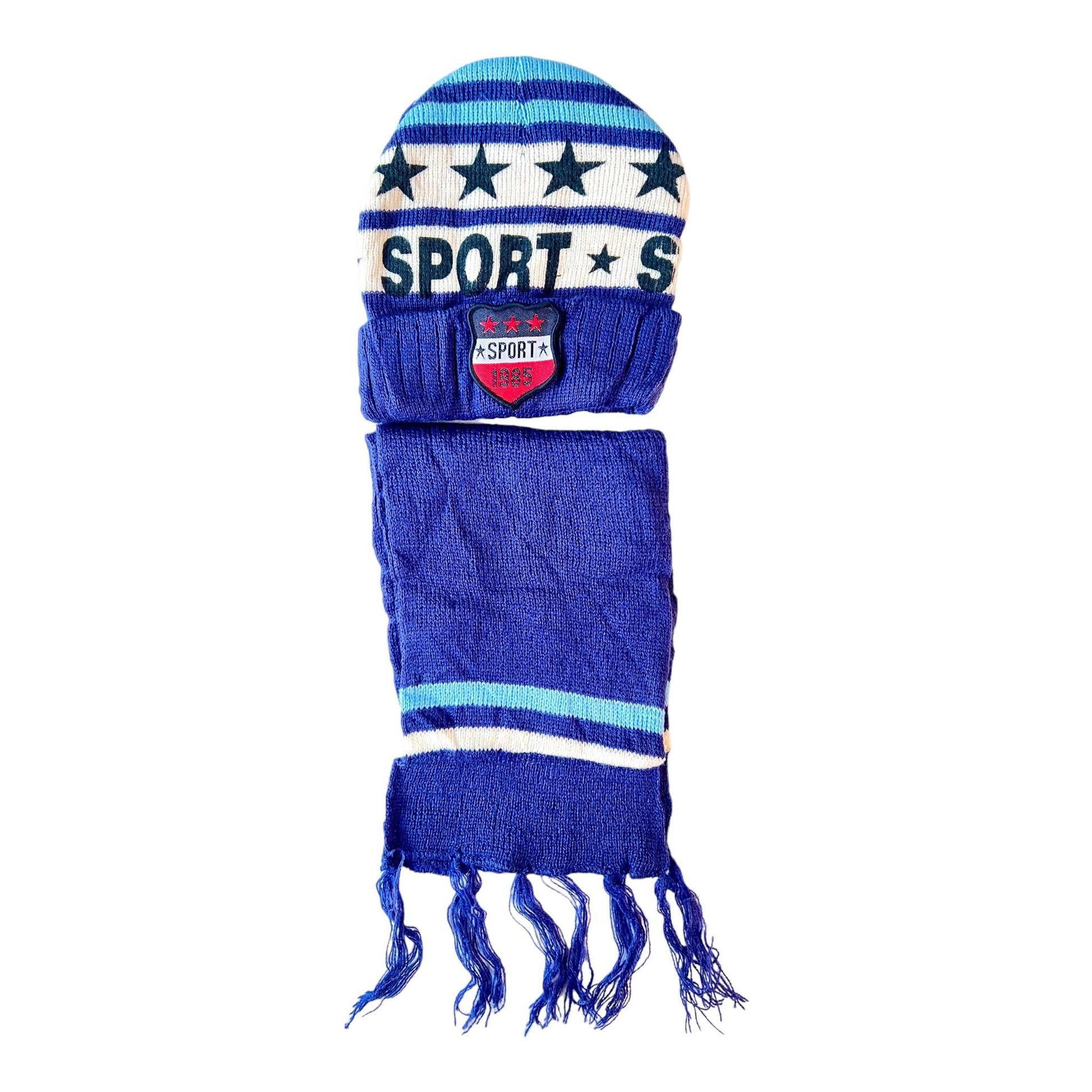 Toddler Kids Scarf & Beanie Set - Sox Magic