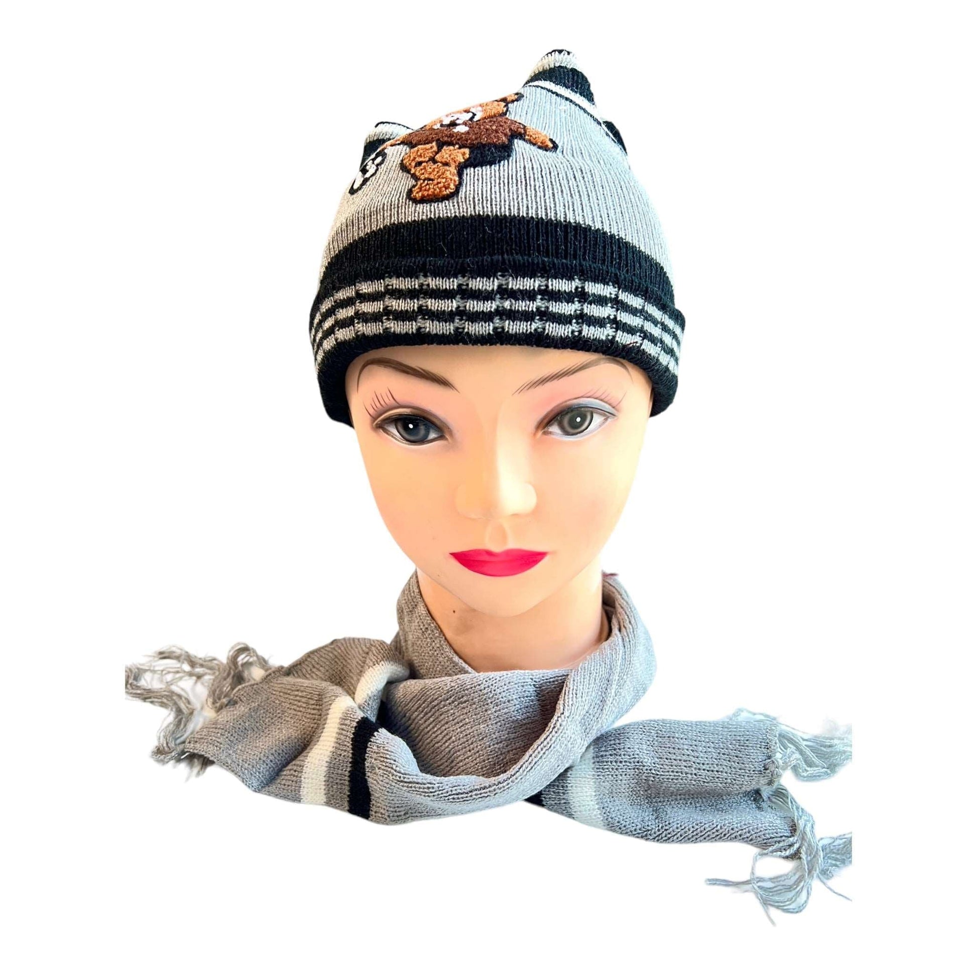 Toddler Kids Scarf & Beanie Set - Sox Magic