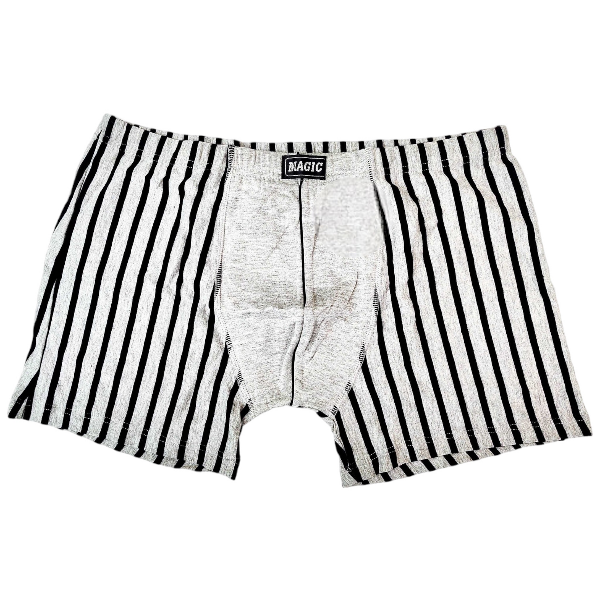 Pure Cotton Striped Mens Trunks - Sox Magic