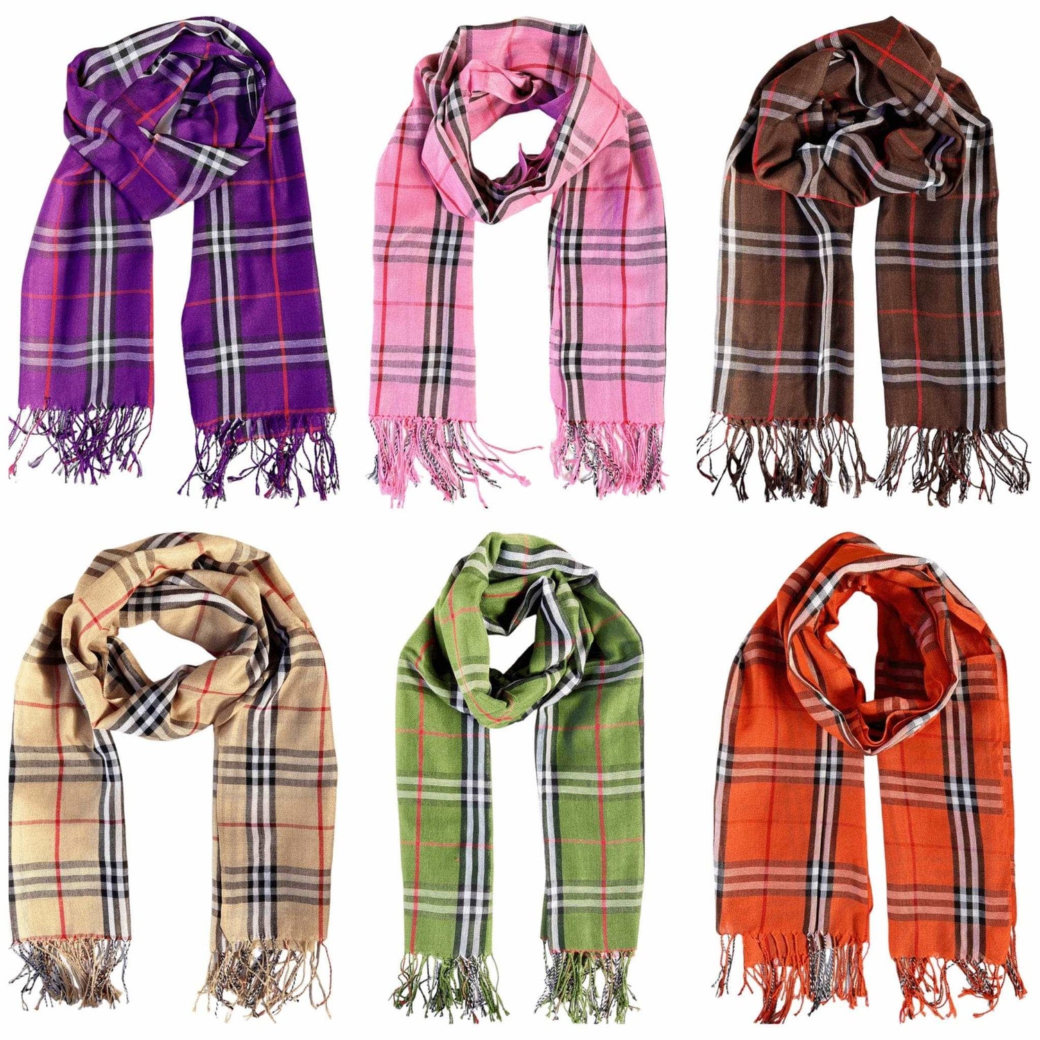 100% Plaid Pure Cotton Fabric Scarf - Sox Magic