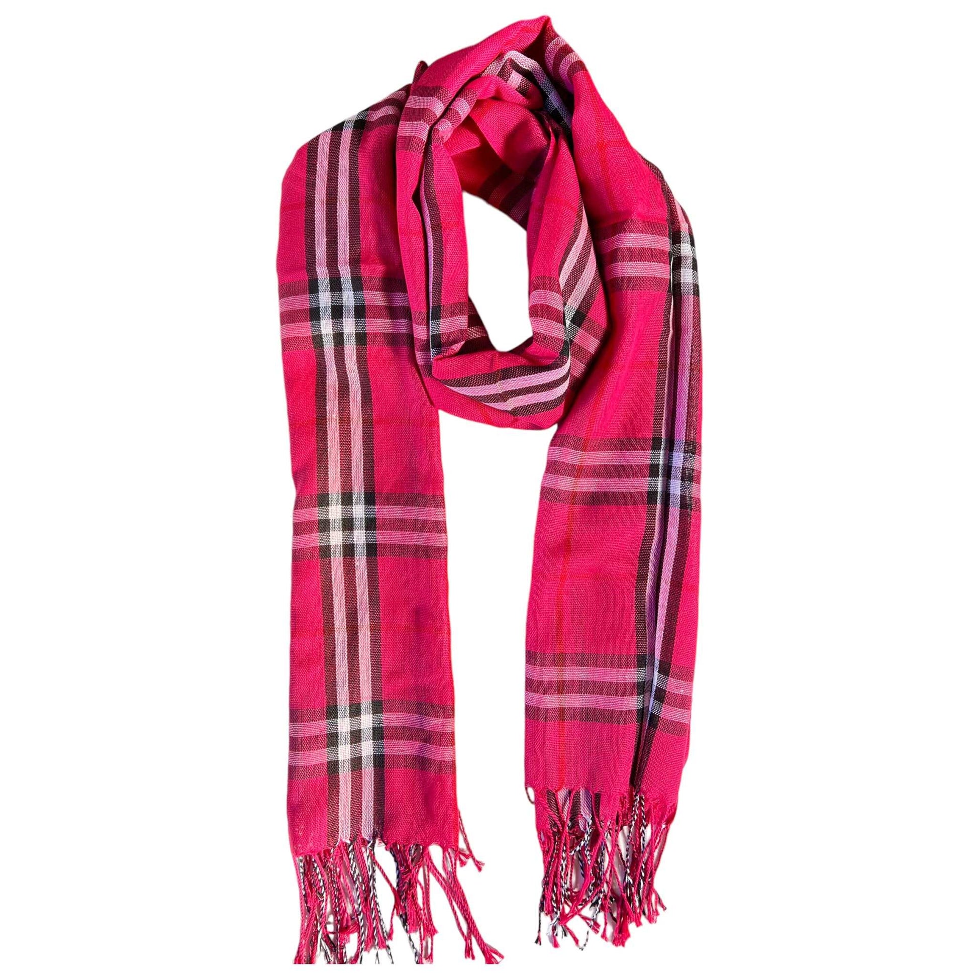 100% Plaid Pure Cotton Fabric Scarf - Sox Magic