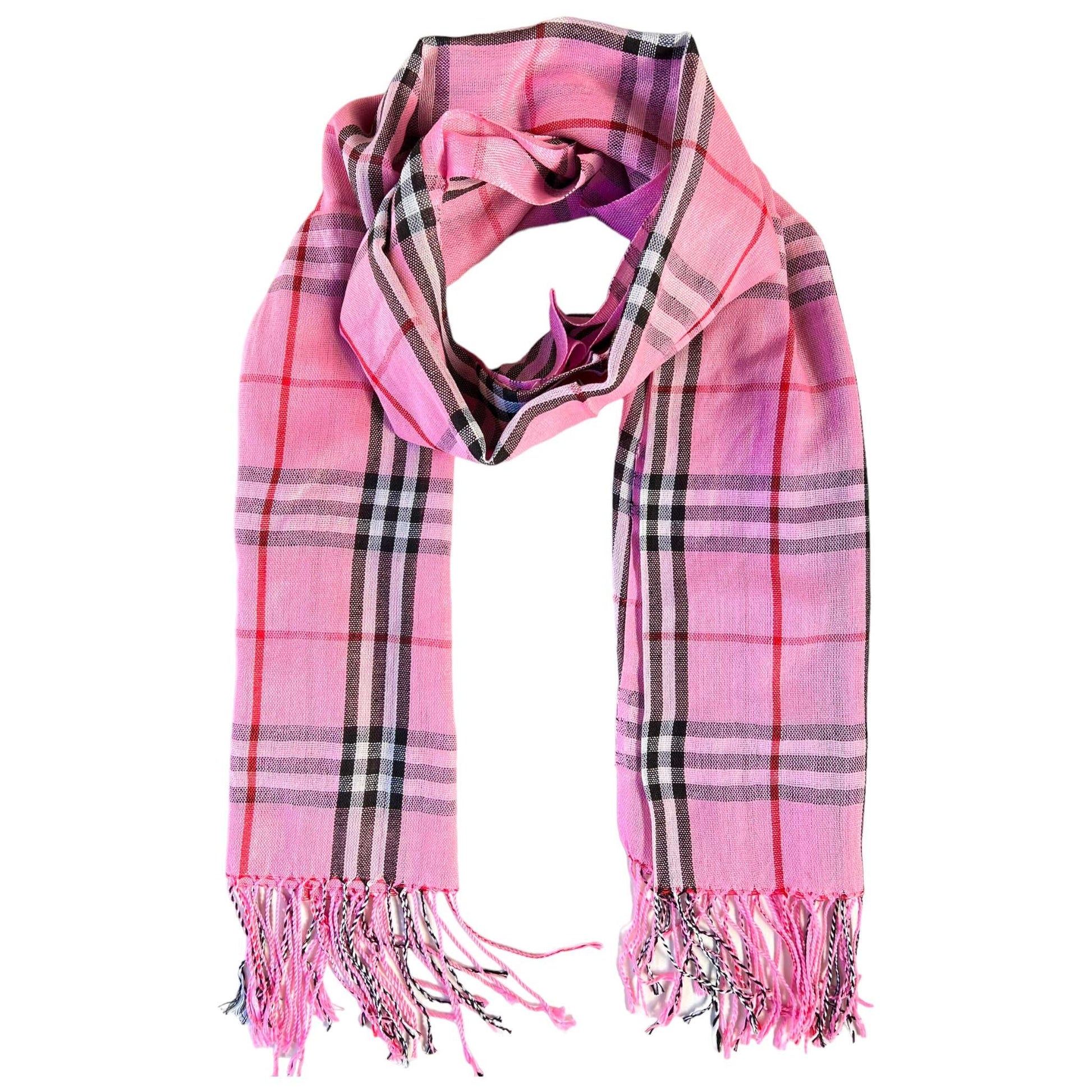 100% Plaid Pure Cotton Fabric Scarf - Sox Magic