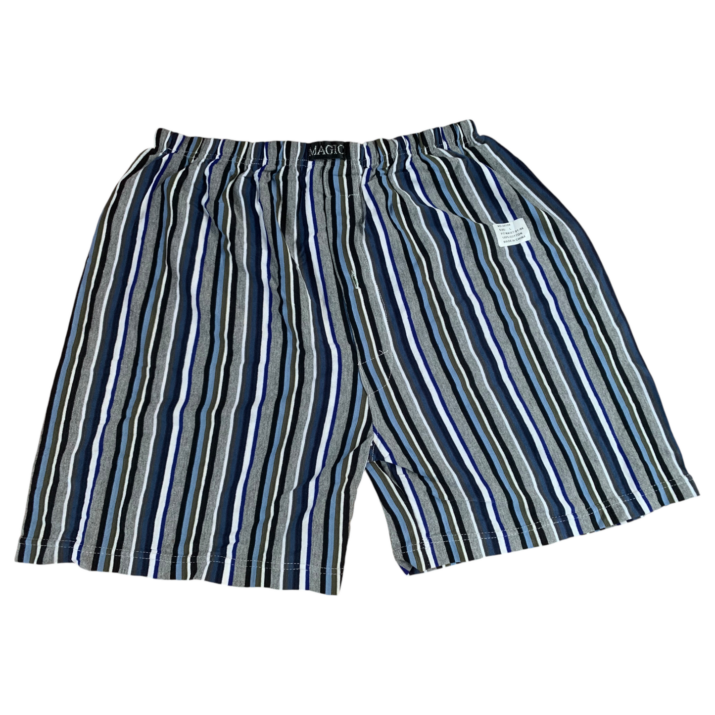 100% Pure Cotton Striped Mens Boxers