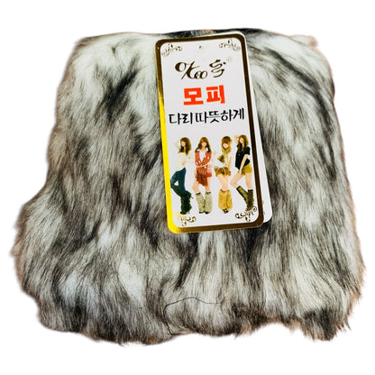 Fur-like Leg Warmers - Half-Leg, Short