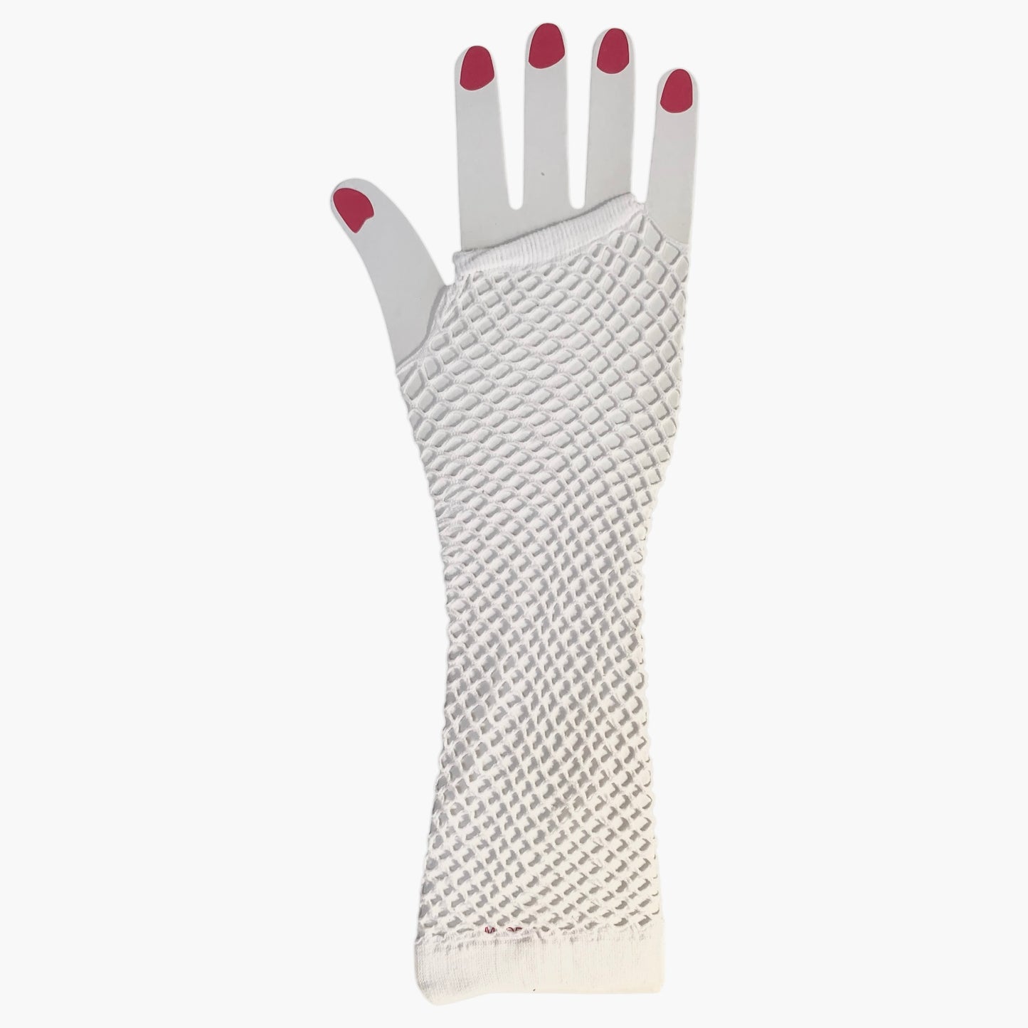 Fishnet Long Fingerless Gloves
