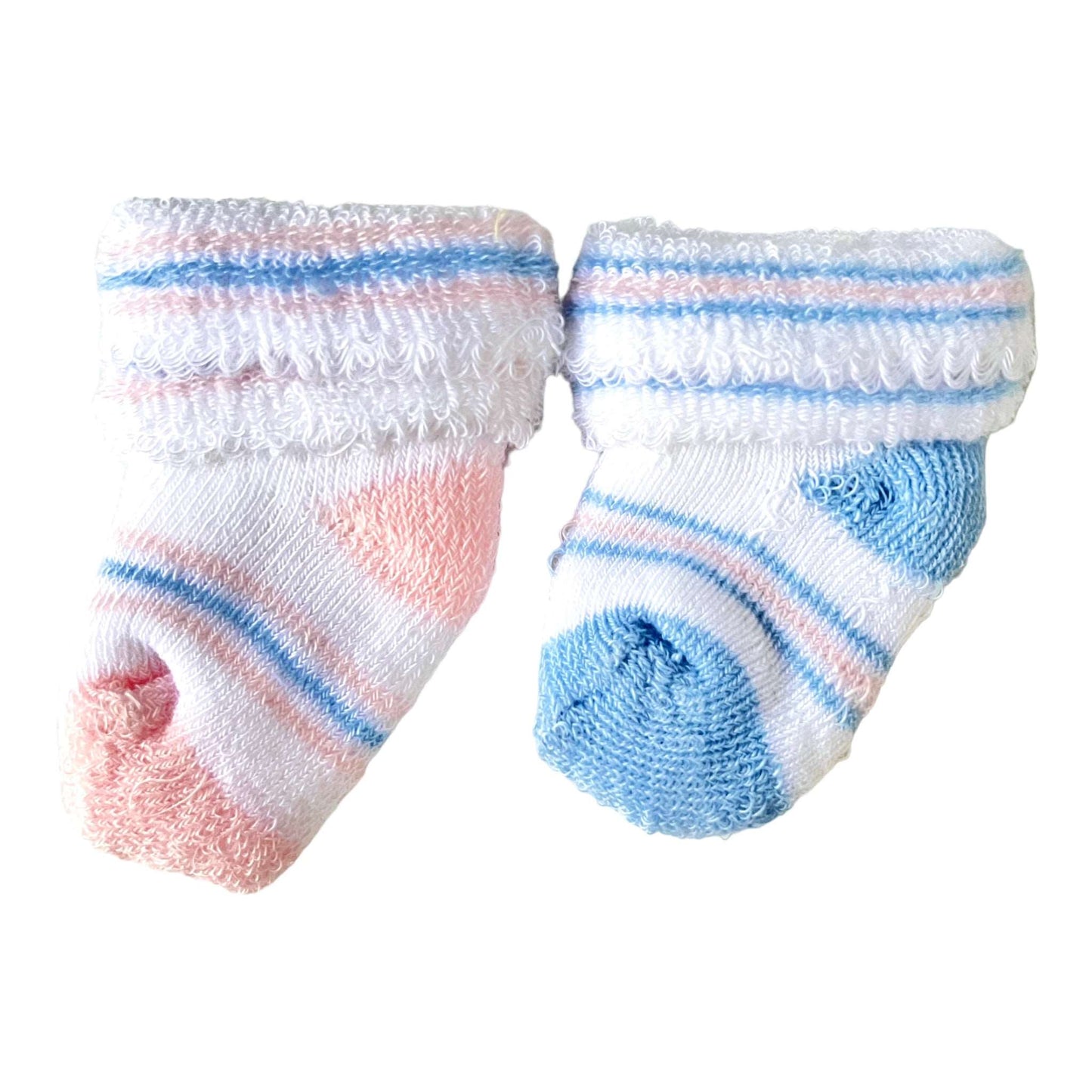 2 Pairs Baby Socks For Newborn Babies - Sox Magic