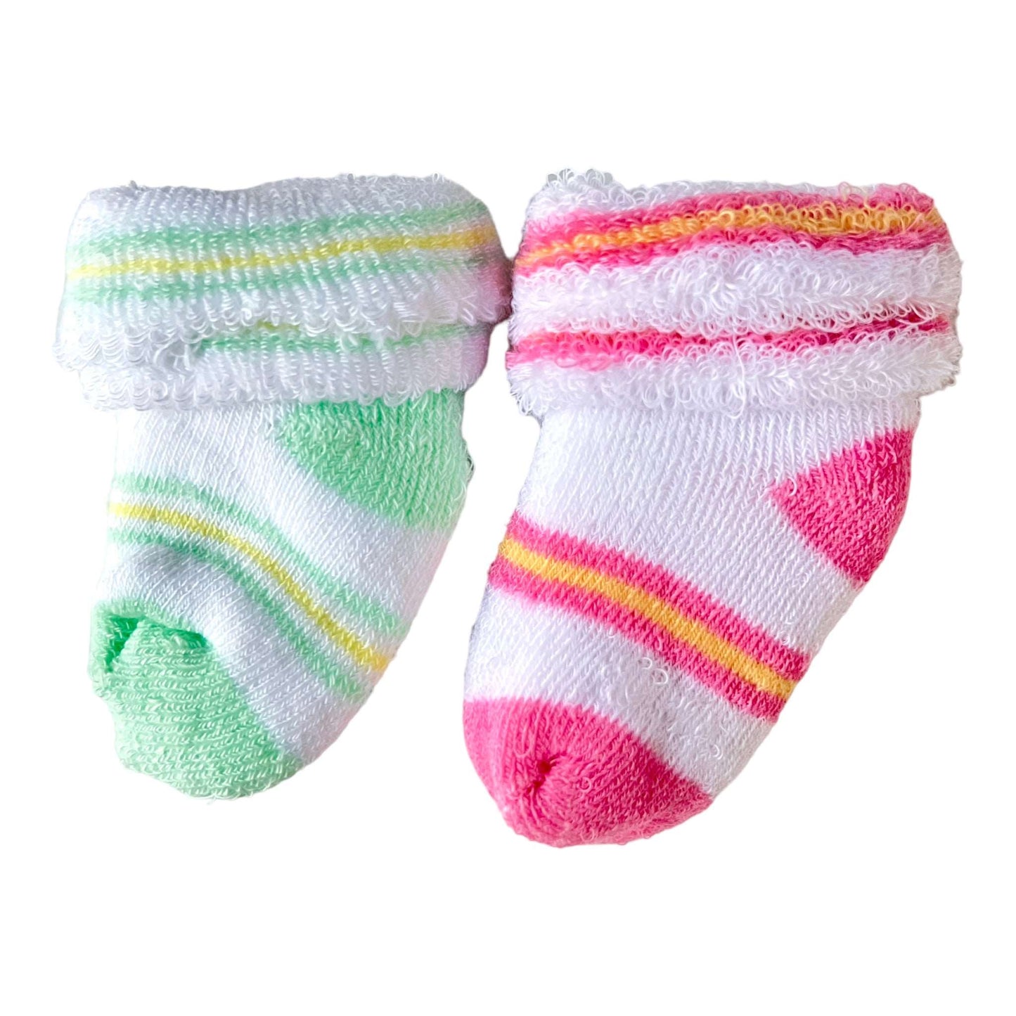 2 Pairs Baby Socks For Newborn Babies - Sox Magic