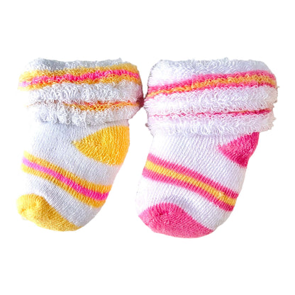 2 Pairs Baby Socks For Newborn Babies - Sox Magic