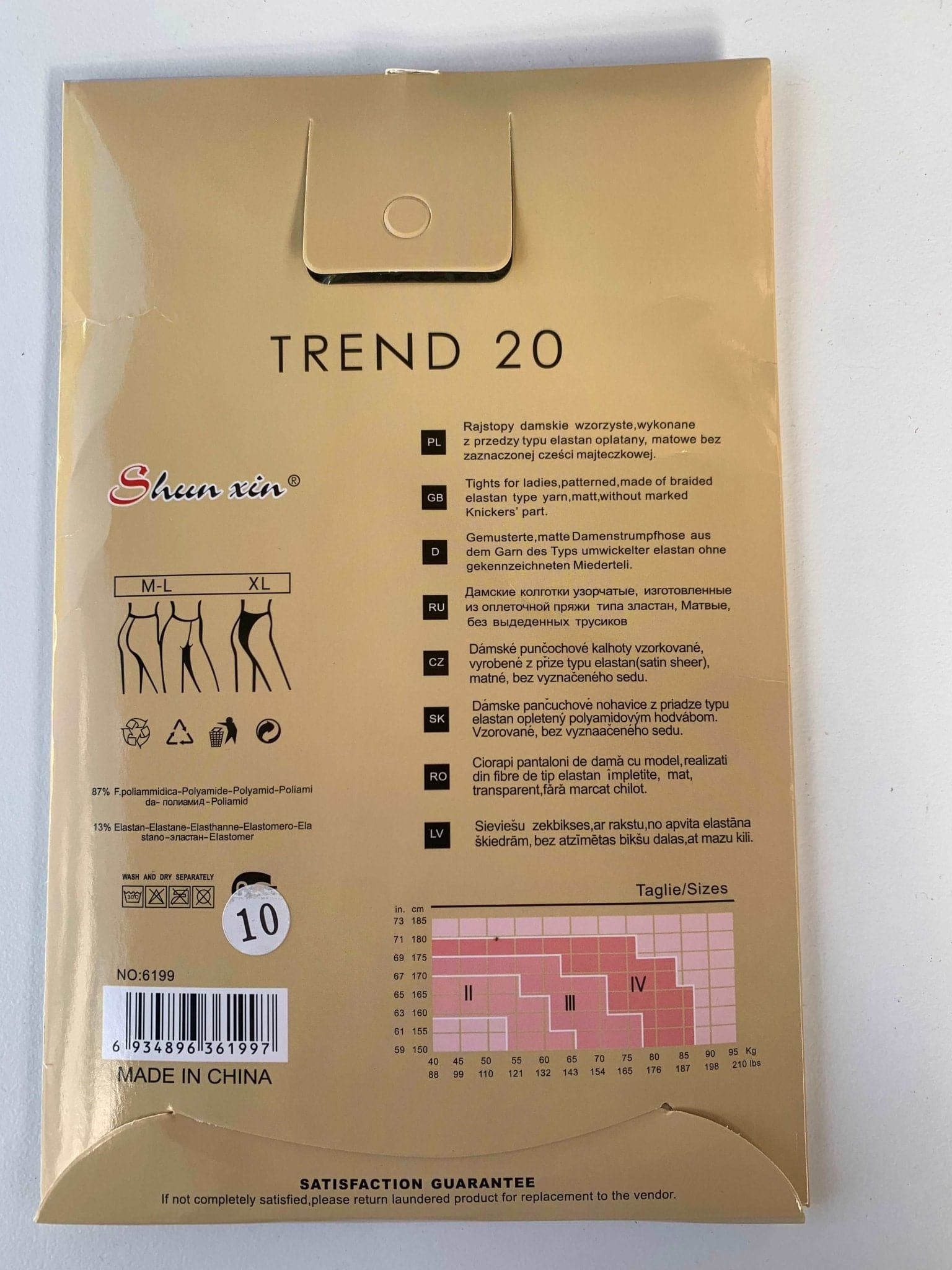 20 Denier Tights - Sox Magic