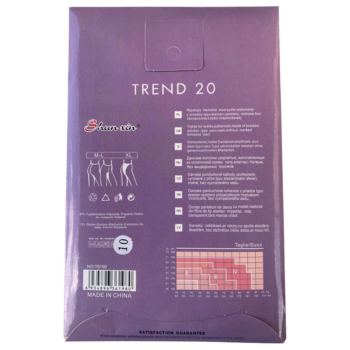 20 Denier Tights - Sox Magic