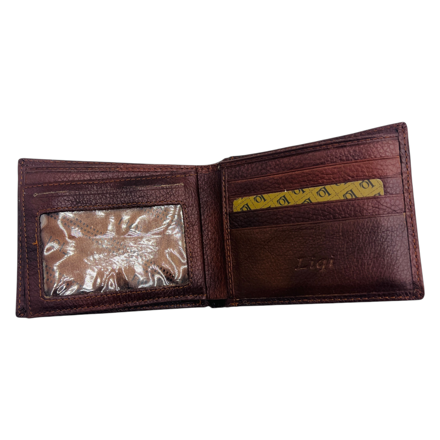 Luxury Cowhide Leather Brown Wallet