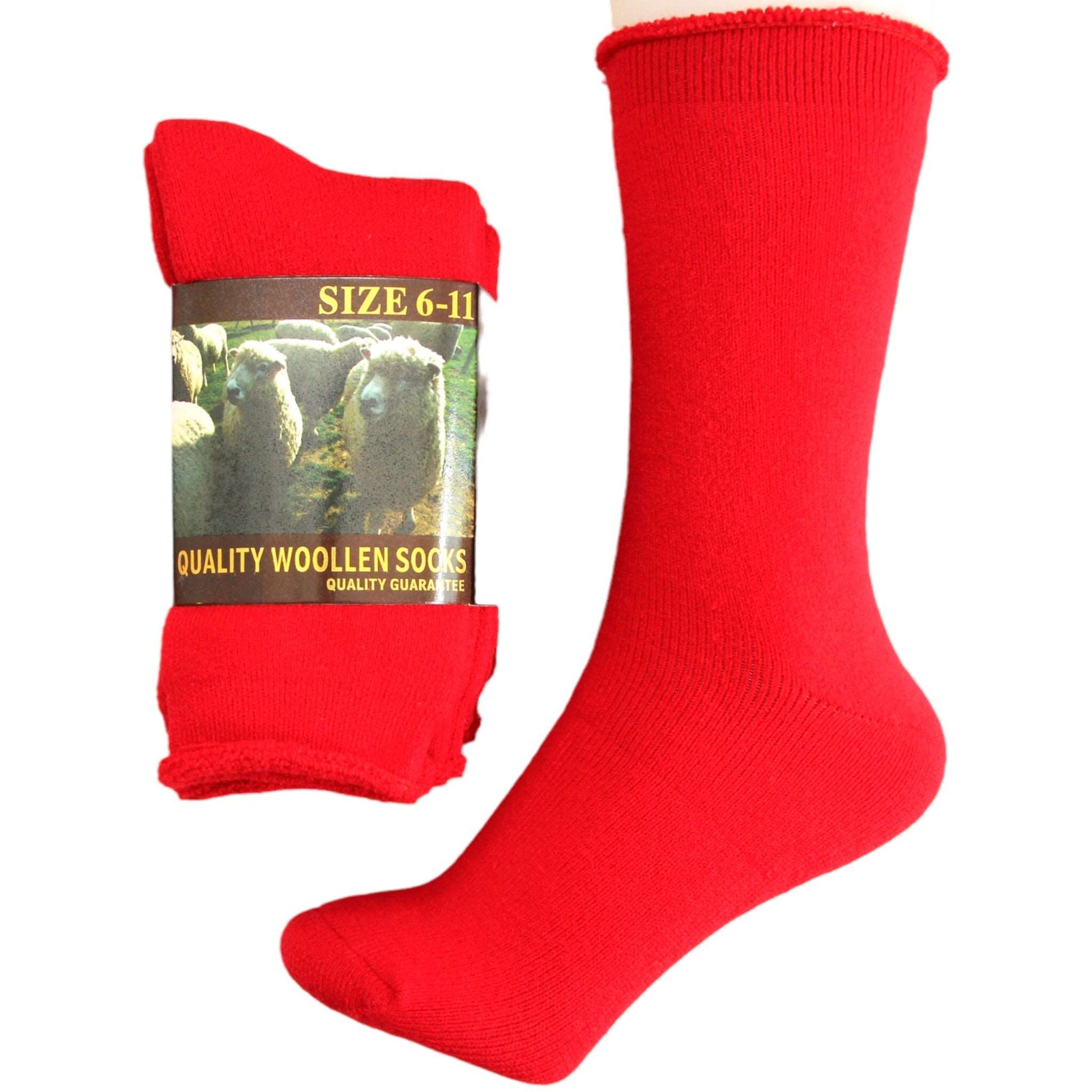 3 Pack Wool Socks - Assorted Colours - Sox Magic