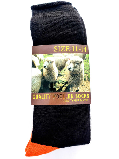 3 Pack Wool Socks - Assorted Colours - Sox Magic