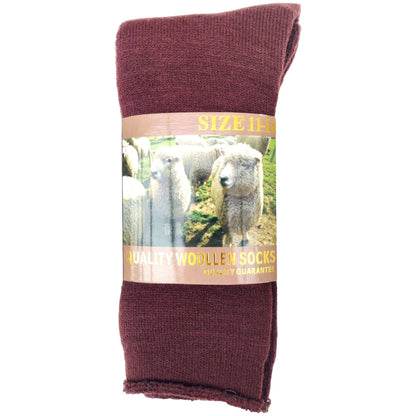 3 Pack Wool Socks - Assorted Colours - Sox Magic