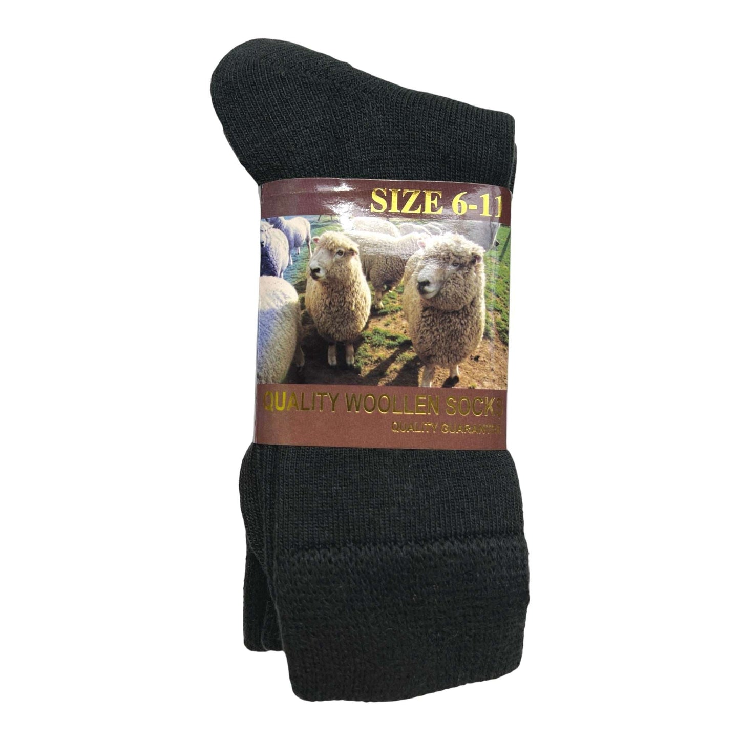 3 Pack Wool Socks - Assorted Colours - Sox Magic