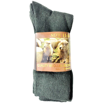 3 Pack Wool Socks - Assorted Colours - Sox Magic