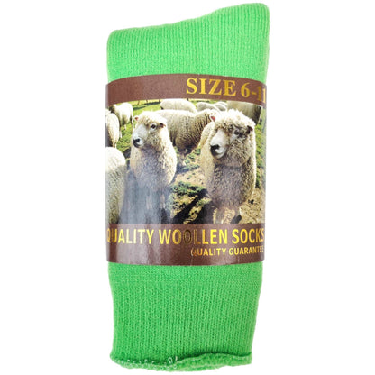 3 Pack Wool Socks - Assorted Colours - Sox Magic