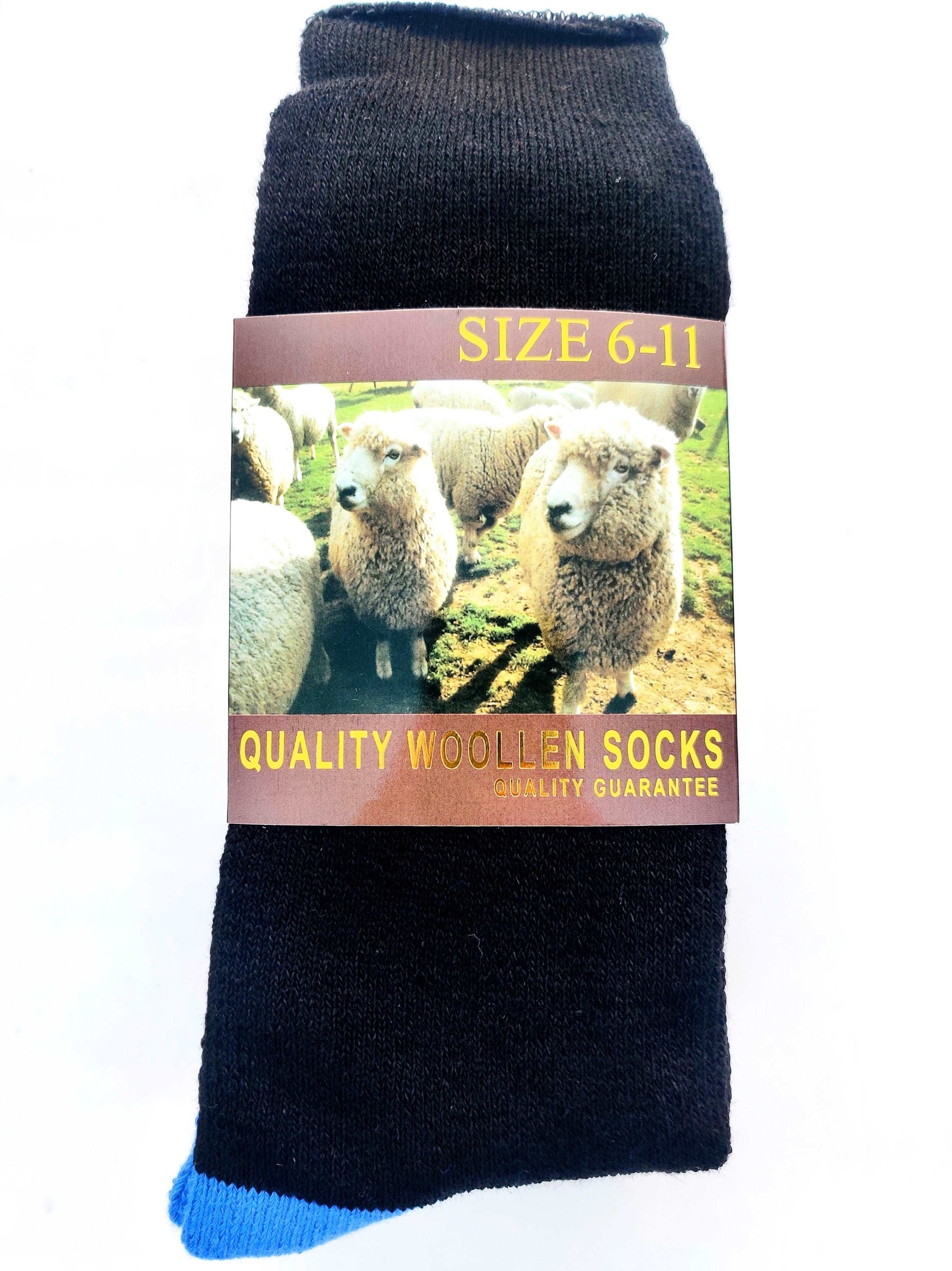 3 Pack Wool Socks - Assorted Colours - Sox Magic