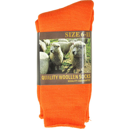 3 Pack Wool Socks - Assorted Colours - Sox Magic