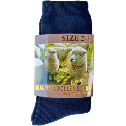 3 Pack Wool Socks - Assorted Colours - Sox Magic