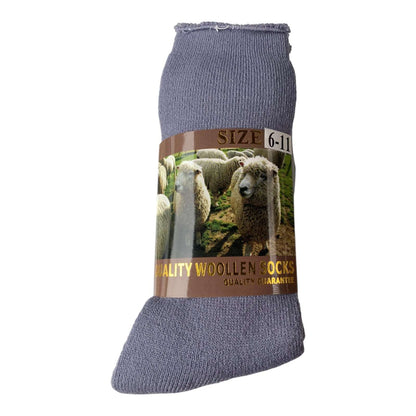 3 Pack Wool Socks - Assorted Colours - Sox Magic