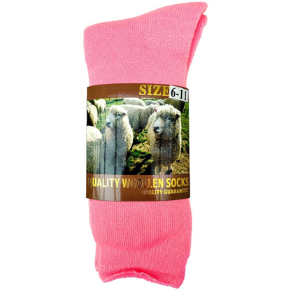 3 Pack Wool Socks - Assorted Colours - Sox Magic