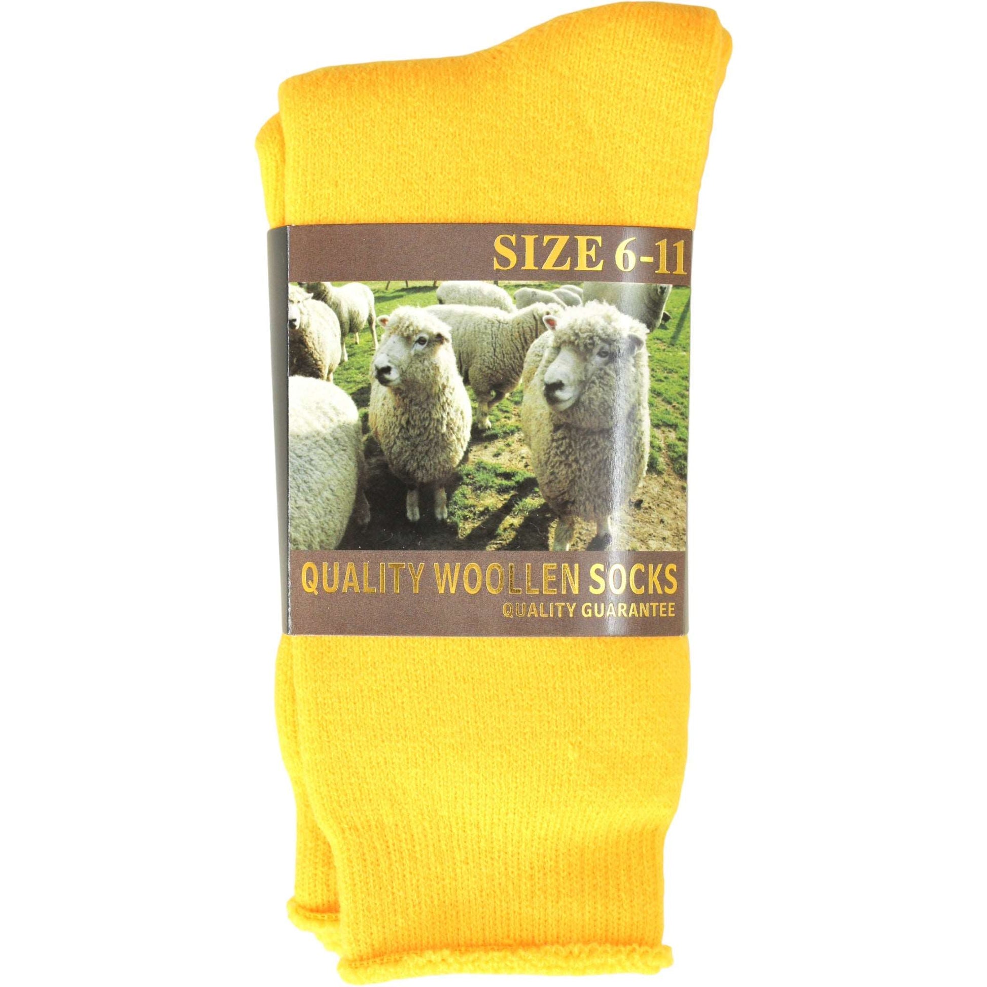 3 Pack Wool Socks - Assorted Colours - Sox Magic