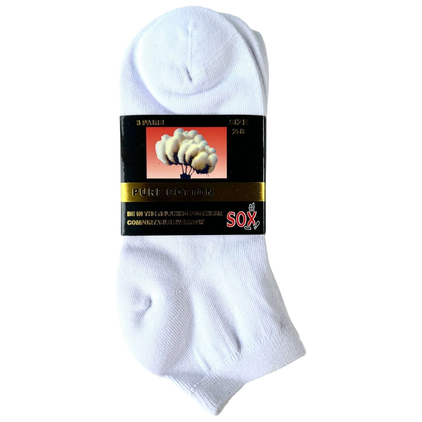 3 Pack Ankle Socks - Sox Magic