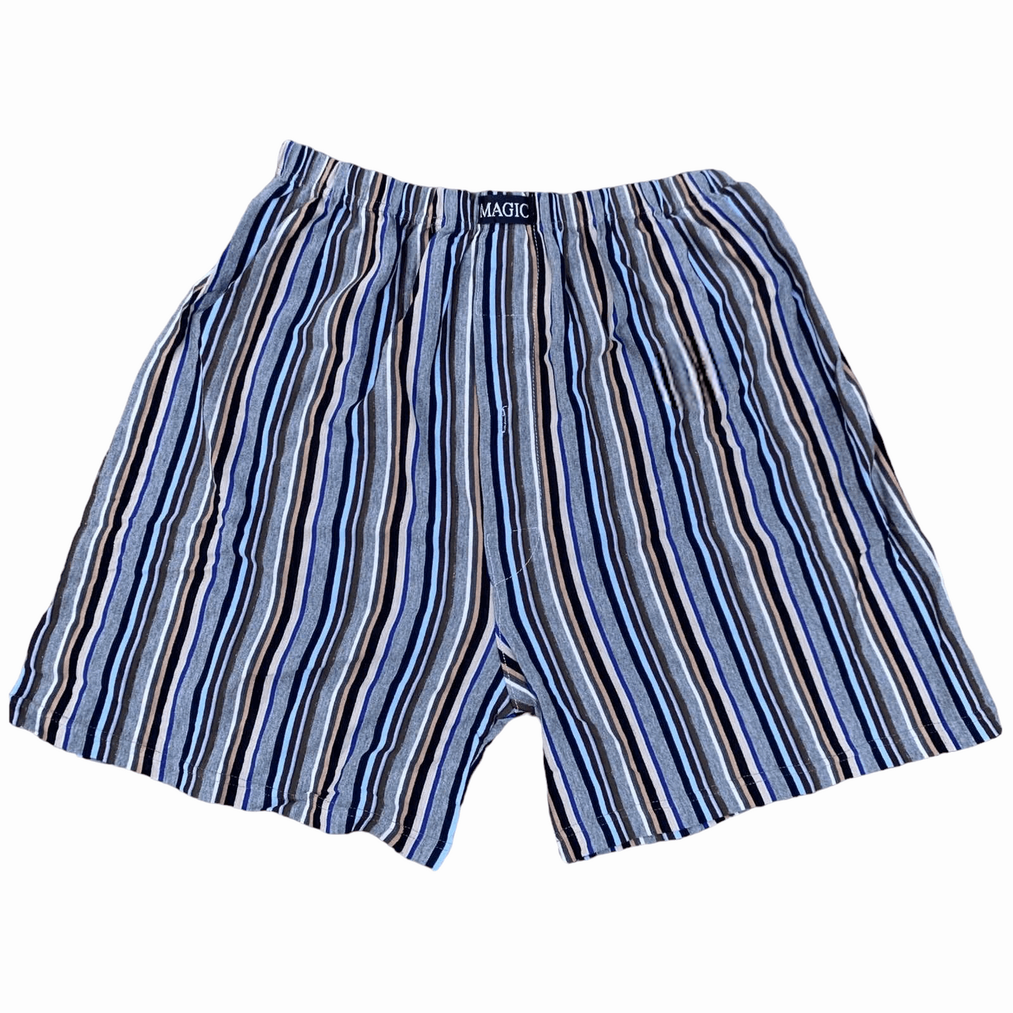 100% Pure Cotton Striped Mens Boxers - Sox Magic