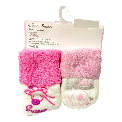 4 Pack Baby Socks - Sox Magic