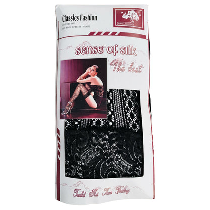 Over the knee fishnet stocking with hook clip