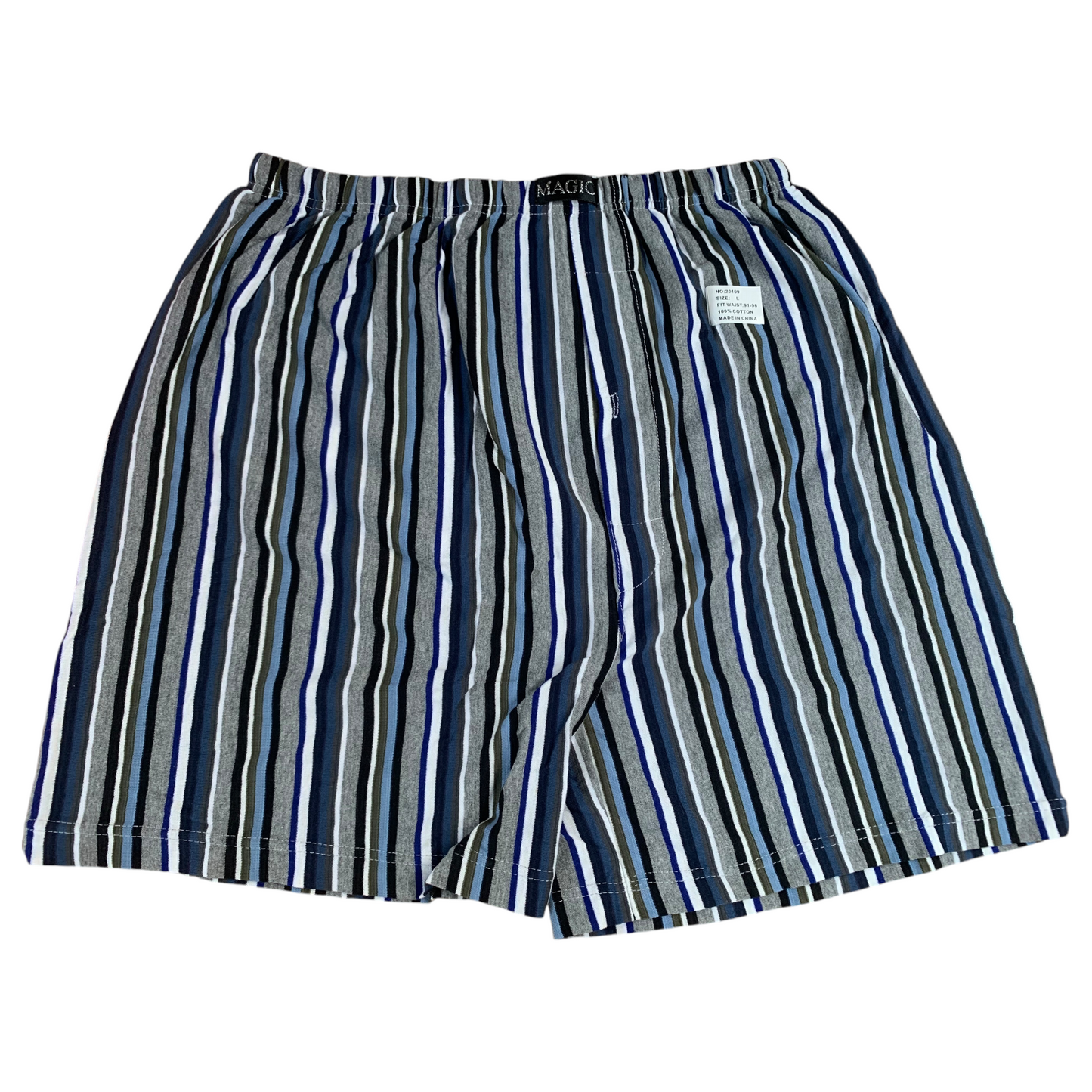 100% Pure Cotton Striped Mens Boxers