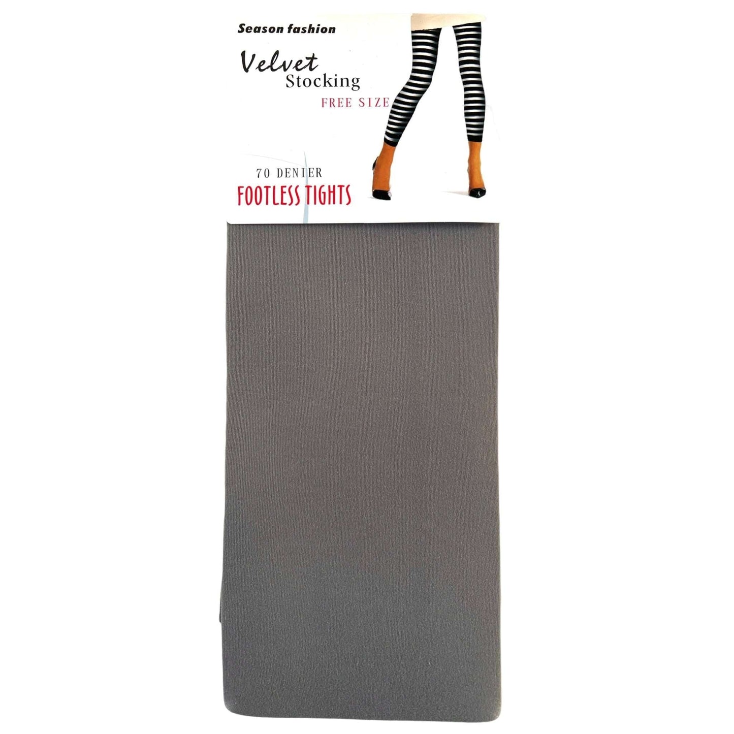 70 Denier Velvet Footless Tights - Sox Magic