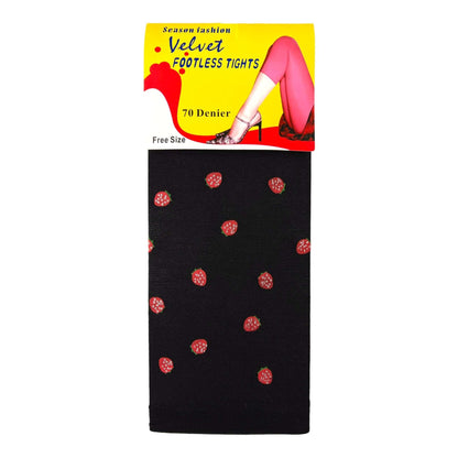 70 Denier Velvet Footless Tights - Sox Magic