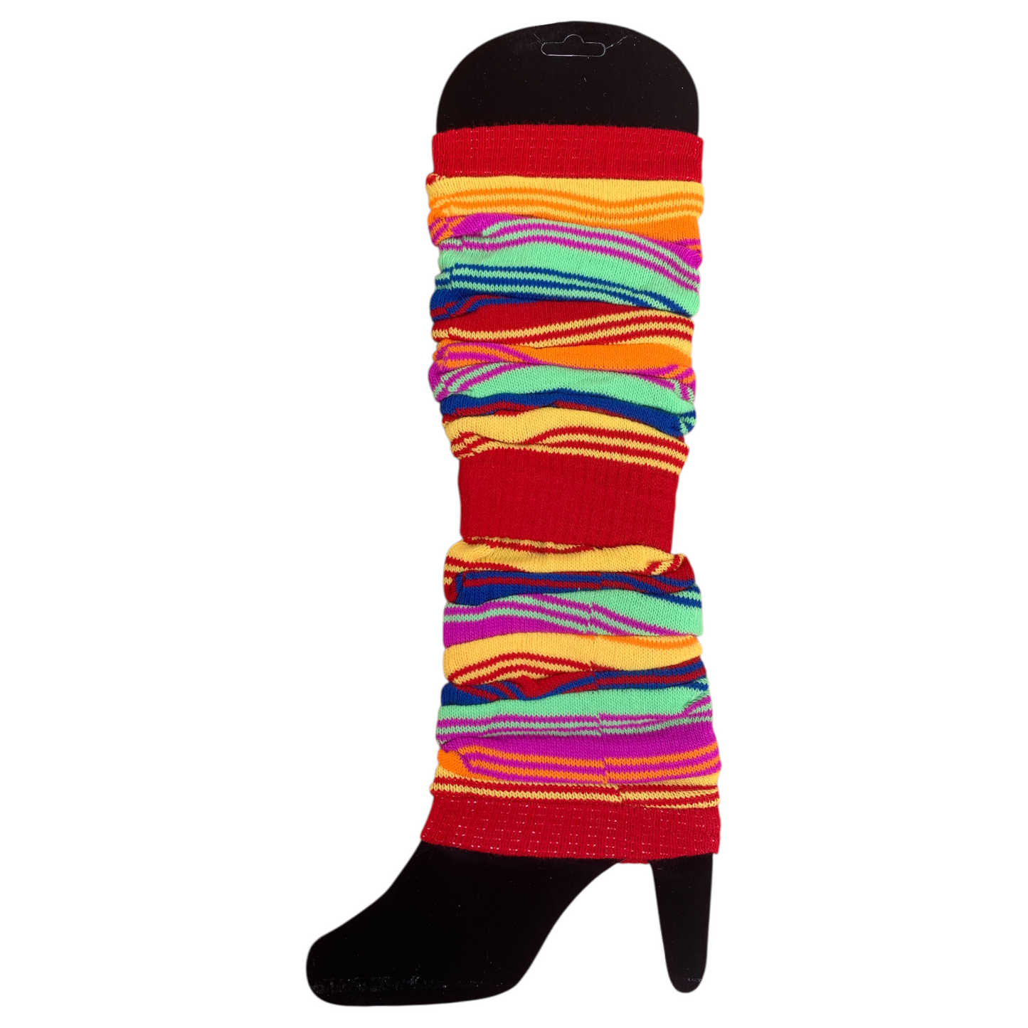 Rainbow leg warmer