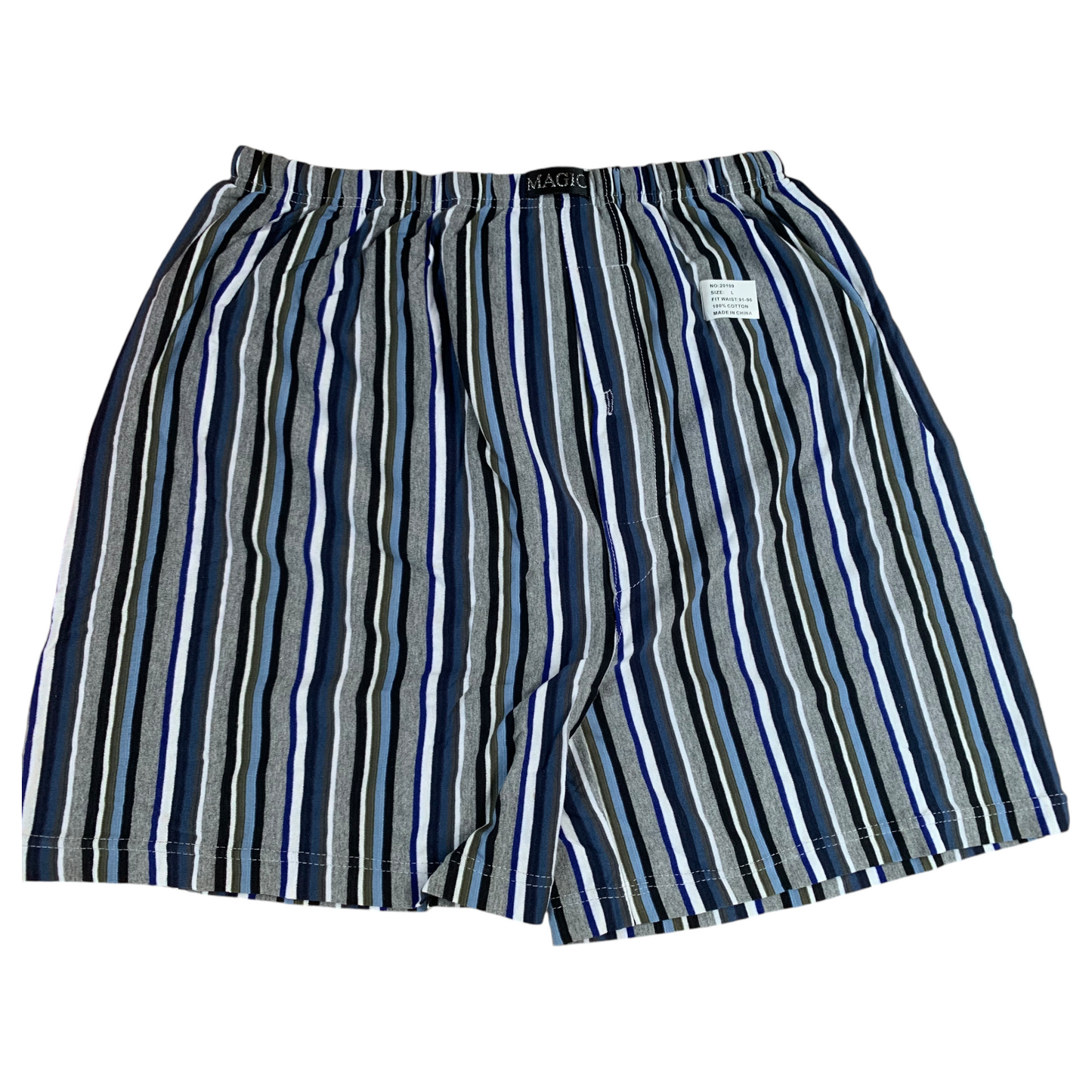 100% Pure Cotton Striped Mens Boxers