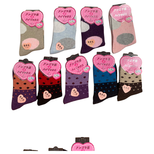 Angola wool socks