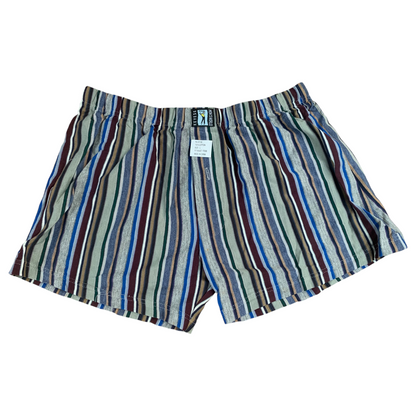 100% Pure Cotton Striped Mens Boxers