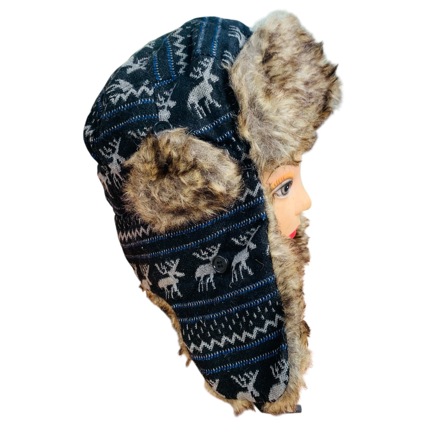 Unisex Trapper Ear Flap Hat/Beanie