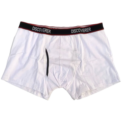 Pure Cotton Mens Flyfront Trunks - Sox Magic