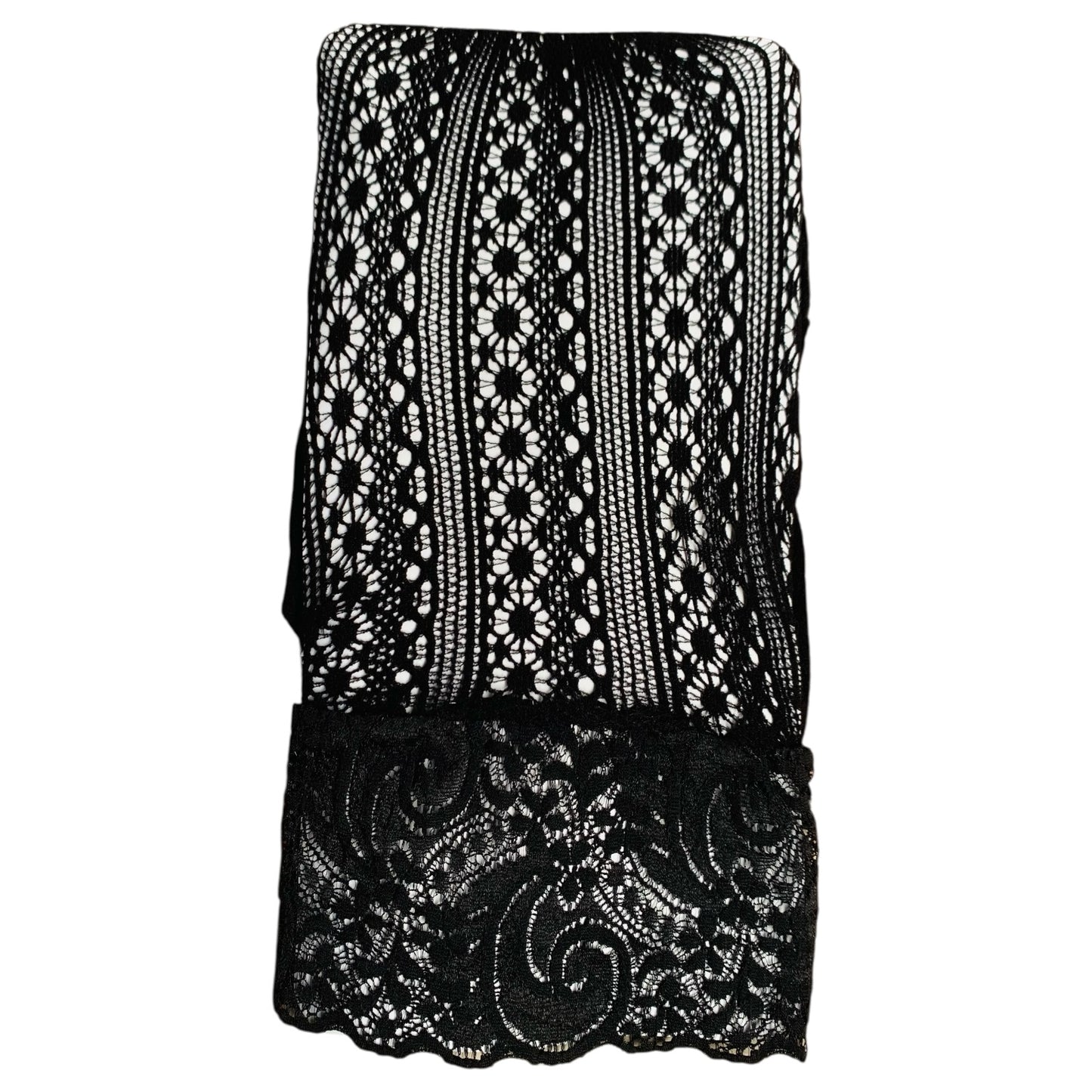 Over the knee fishnet stocking with hook clip